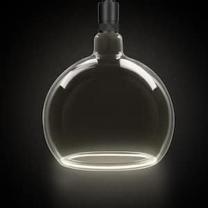 60-Watt Equivalent Round Dimmable Oversized Clear Glass E26 Medium Base LED Light Bulb, Soft White 2700K