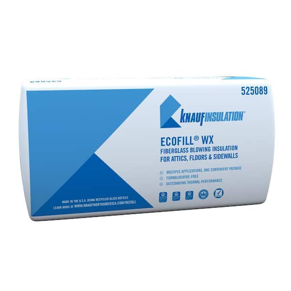 Knauf Insulation EcoFill Wx R-11 - R-60 Fiberglass Blown-In Insulation 28.6 lbs