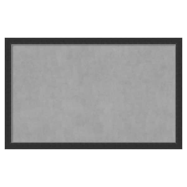 Amanti Art Corvino Black Narrow 43 in. x 27 in. Framed Magnetic Board