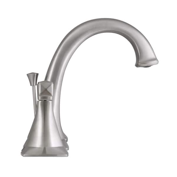 Perth 8 in. Widespread 2-Handle Bathroom Faucet in Satin Nickel