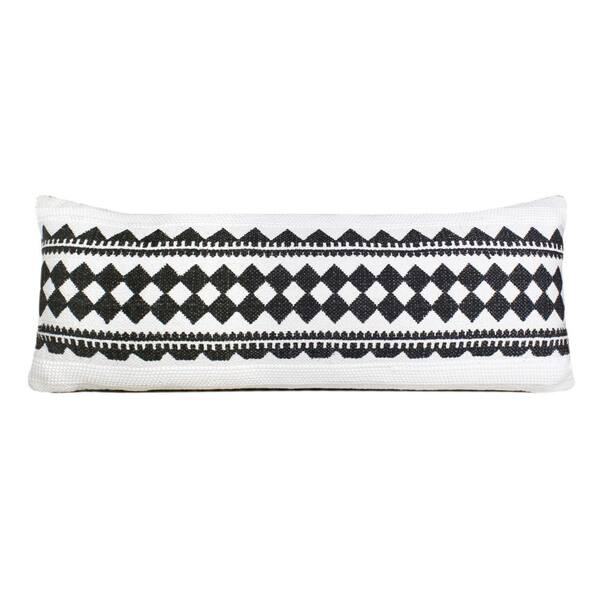 black lumbar throw pillows