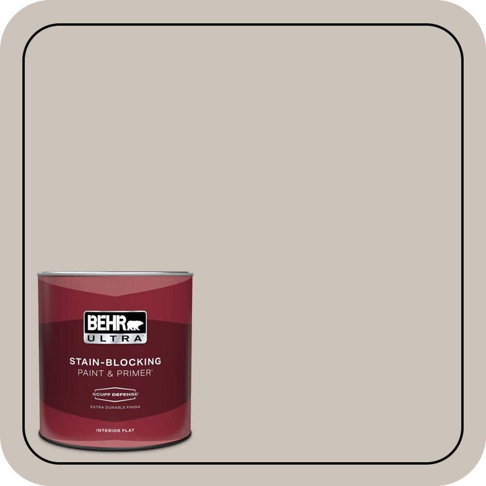 1 qt. #N200-2 Doeskin Gray Extra Durable Flat Interior Paint & Primer price history on PriceWatchPro