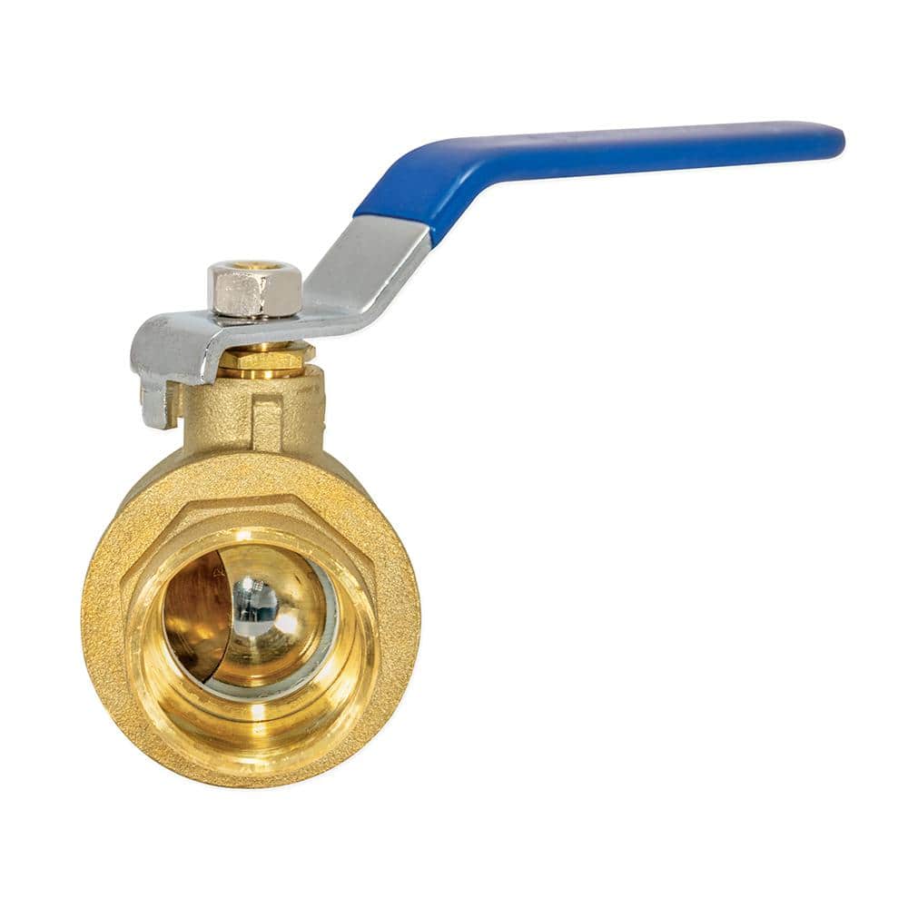 Eastman 1-Inch Heavy Duty Brass Ball Valve with Lever Handle