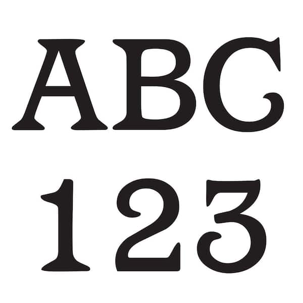 The Hillman Group 3 in. Vinyl Letters and Numbers Kit