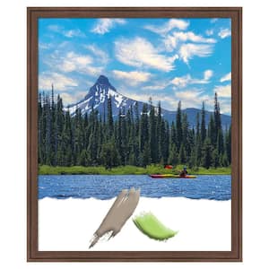 Florence Medium Brown Picture Frame Opening Size 20x24 in.