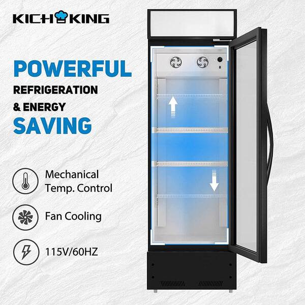 Aoibox 8.0 cu. ft. Commercial Single Glass Door Refrigerator Aoibox 8.0 cu. ft. Commercial Single Glass Door Refrigerator