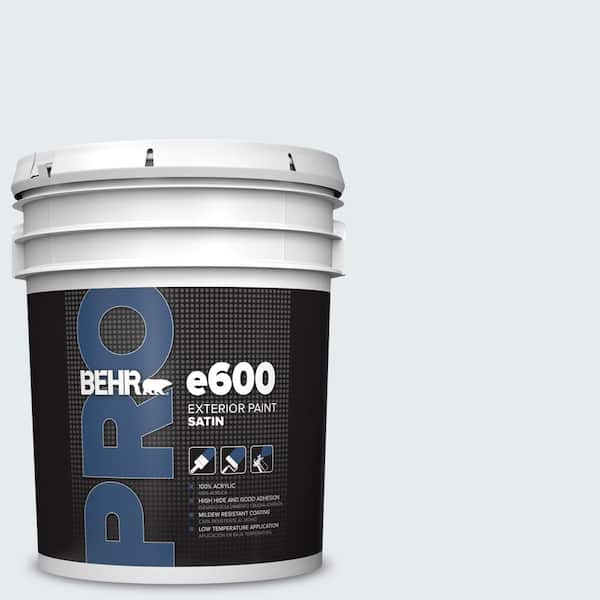 BEHR PRO 5 gal. #PPL-35 Blizzard Satin Exterior Paint
