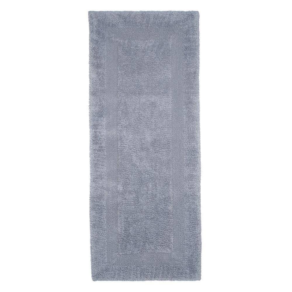 Lavish Home Silver 2 Ft X 5 Ft Cotton Reversible Extra Long Bath Rug Runner 67 0019 S The Home Depot Lavish Home Silver 2 Ft X 5 Ft Cotton Reversible Extra Long Bath Rug Runner 67 0019 S The Home Depot