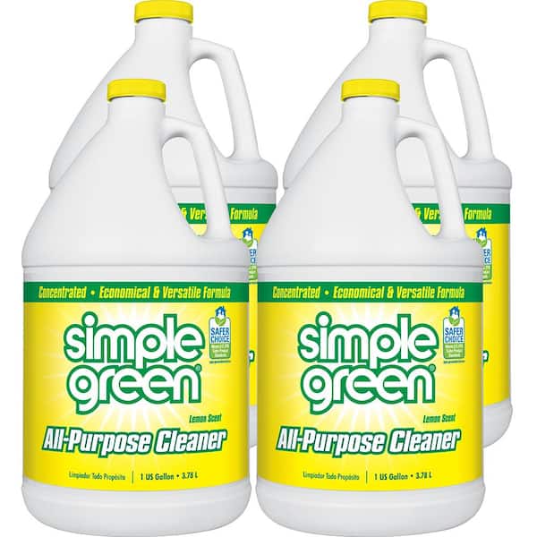 Simple Green 1 Gal. Lemon Scent All-Purpose Cleaner (Case of 4)