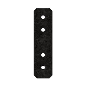 Outdoor Accents Avant Collection 3 in. x 11-1/4 in. ZMAX, Black Powder-Coated Strap for 4x Lumber