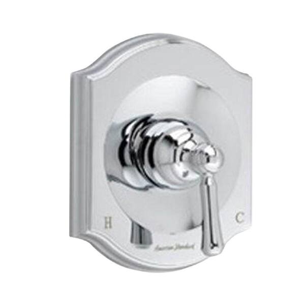 American Standard Portsmouth 1-Handle Bath/Shower Valve Only Trim Kit in Polished Chrome with Square Escutcheon (Valve Sold Separately)