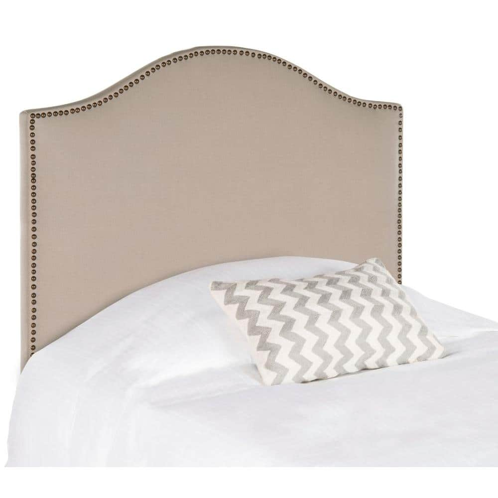 SAFAVIEH Connie Off-White Twin Upholstered Headboard MCR4018A - The ...