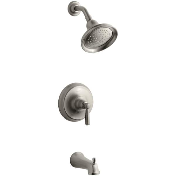 KOHLER Bancroft 1-Handle 1-Spray 2.5 GPM Tub and Shower Faucet in Vibrant Brushed Nickel
