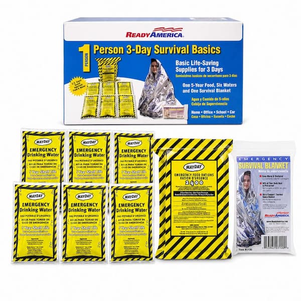 Survival Kit (3-Days/1-Person) (6-Pack)