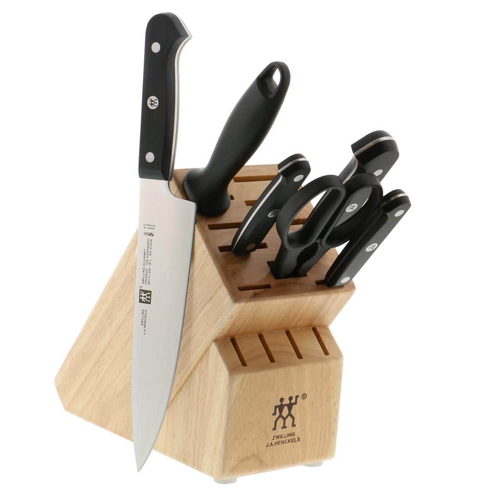 ZWILLING Gourmet Stainless Steel 7-Piece Knife Block Set 1018769