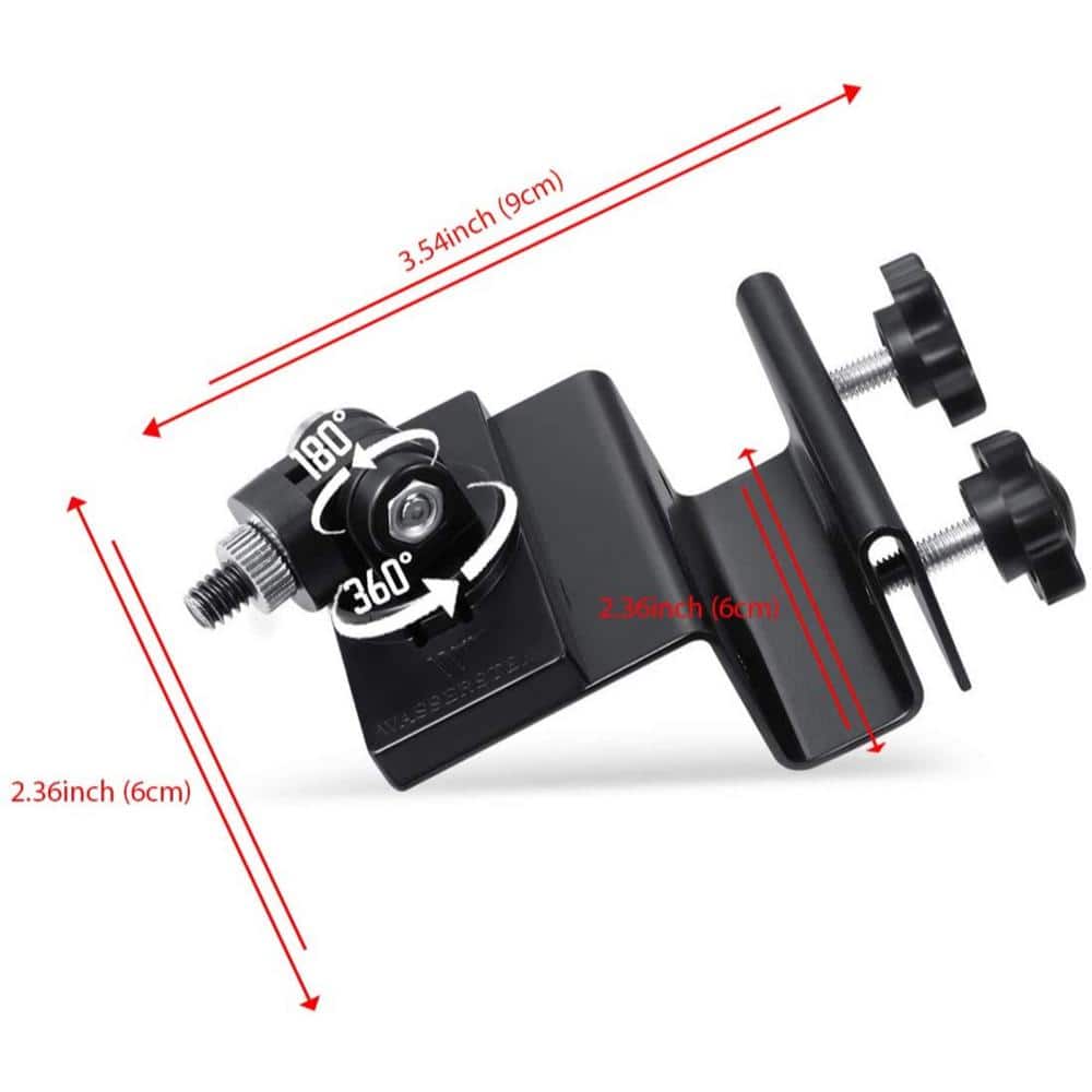 Wasserstein Enhanced Security Weatherproof Gutter Mount for Surveillance Cameras