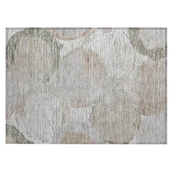 Chantille Machine Washable Indoor/Outdoor Abstract ACN2744 Taupe 2 ft. x 3 ft. Accent Rug