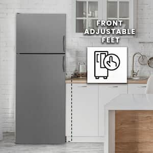 14.3 cu. ft. Refrigerator-Freezer Top Mount Frost Free E-Star Europe in Stainless