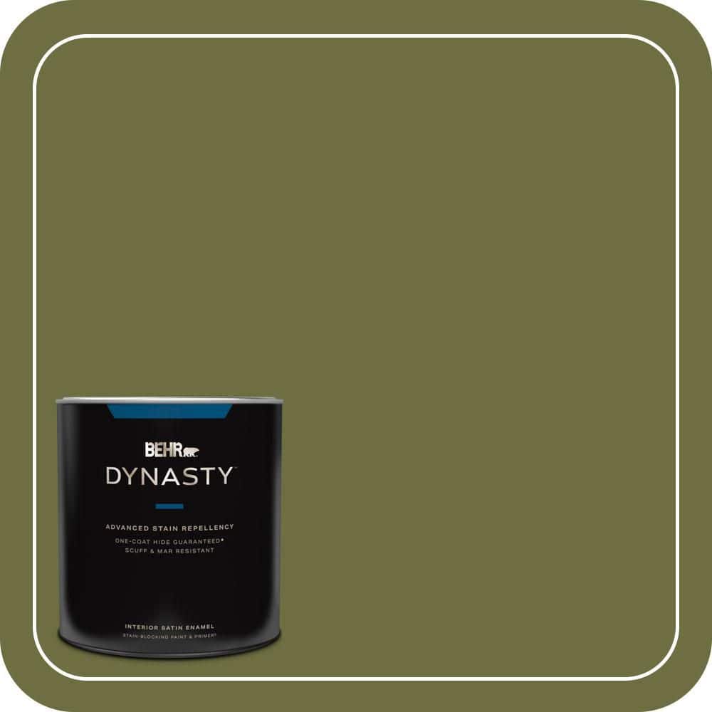 1 qt. #400D-7 Jungle Trail Satin Enamel Interior Stain-Blocking Paint and Primer price history on PriceWatchPro