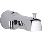 6.5 in. Long Pull-Up Diverter Tub Spout in Chrome