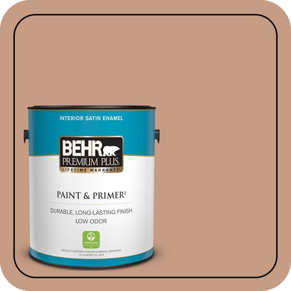 1 gal. #S210-4 Canyon Dusk Satin Enamel Low Odor Interior Paint & Primer price history on PriceWatchPro