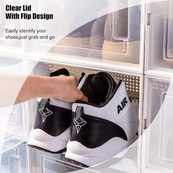 Design your own BIG shoebox organizer for 8 pairs