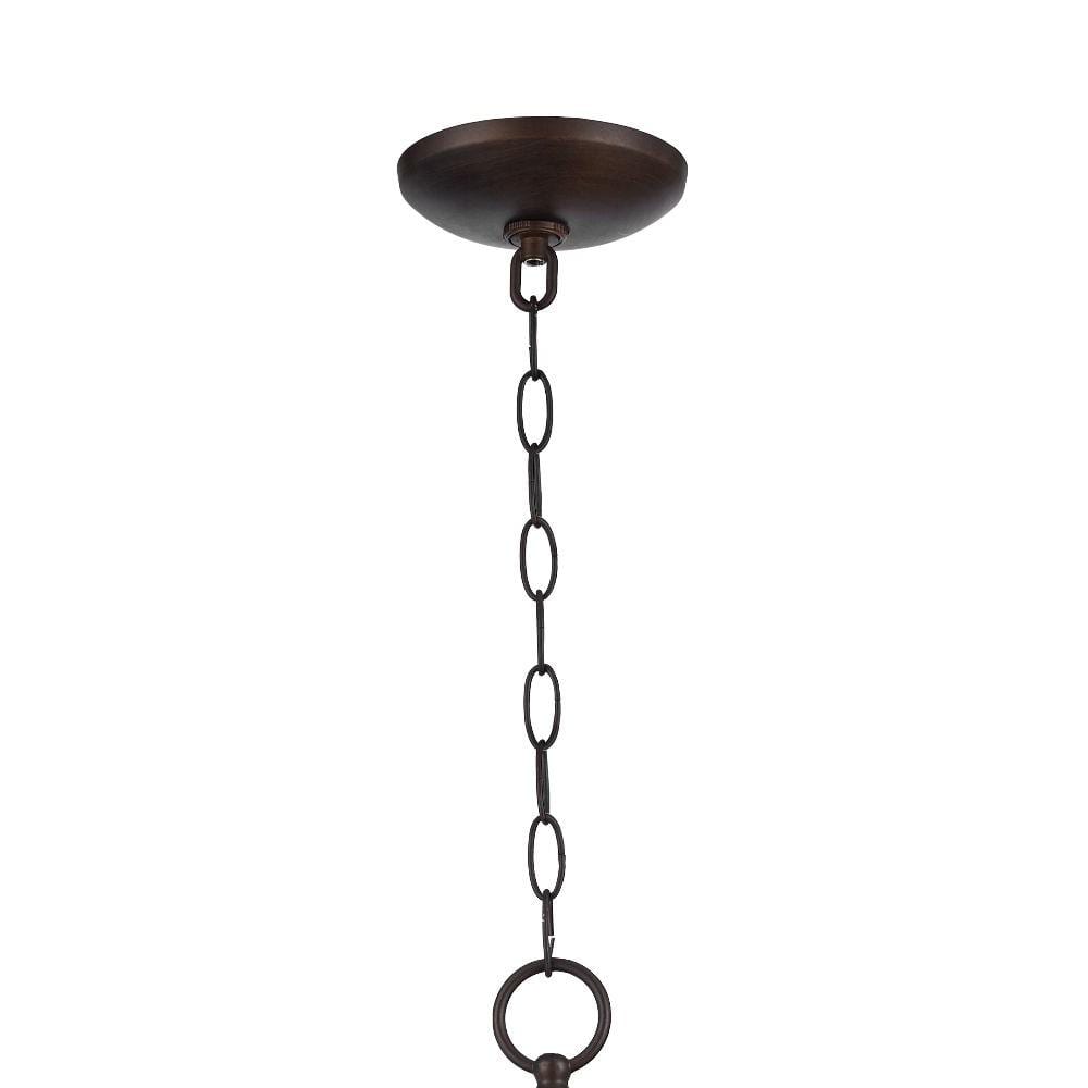 Colonial Elegance 26.5" Rubbed Oil Bronze Outdoor Candle Chandelier