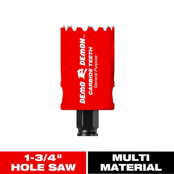DIABLO 1-3/4 in. Carbide Hole Saw with 2-3/8 in. Cutting Depth