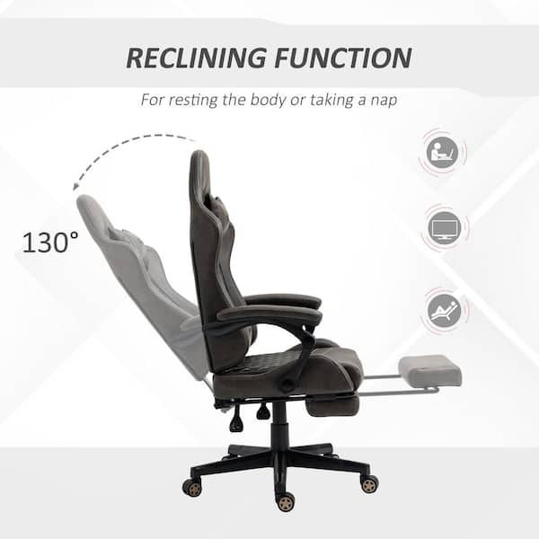 VECELO Gaming High Back Computer Racing Ergonomic Adjustable Swivel Chair  With Footrest(4 Color Option) - Bed Bath & Beyond - 33329733