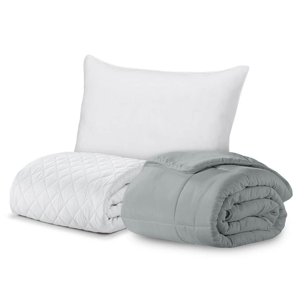 Puffy Signature Sheets Set - Polar Gray / Twin XL - (38W x 80L)