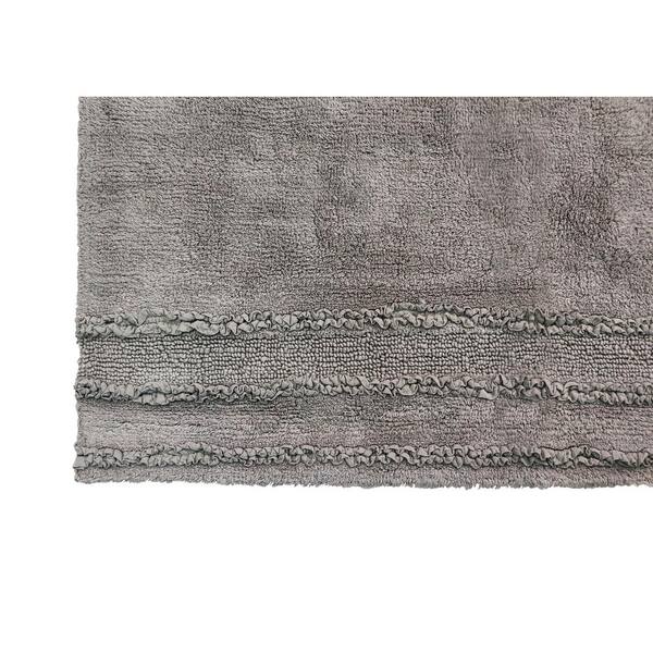 The Company Store Organic Glacier Gray 21 in. x 34 in. Cotton Bath Rug -  Floor Sellers