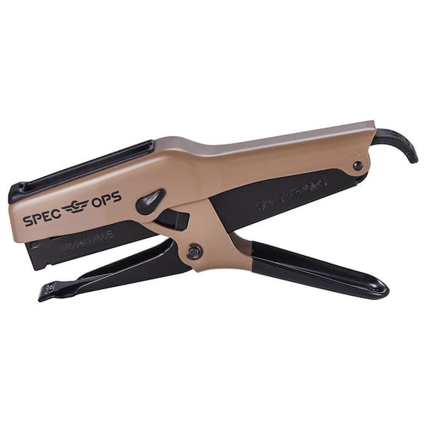 Elite Duty Packaging Plier Stapler, 7/16 Crown, 1/4 in. - 3/8 in. Leg Length Staples