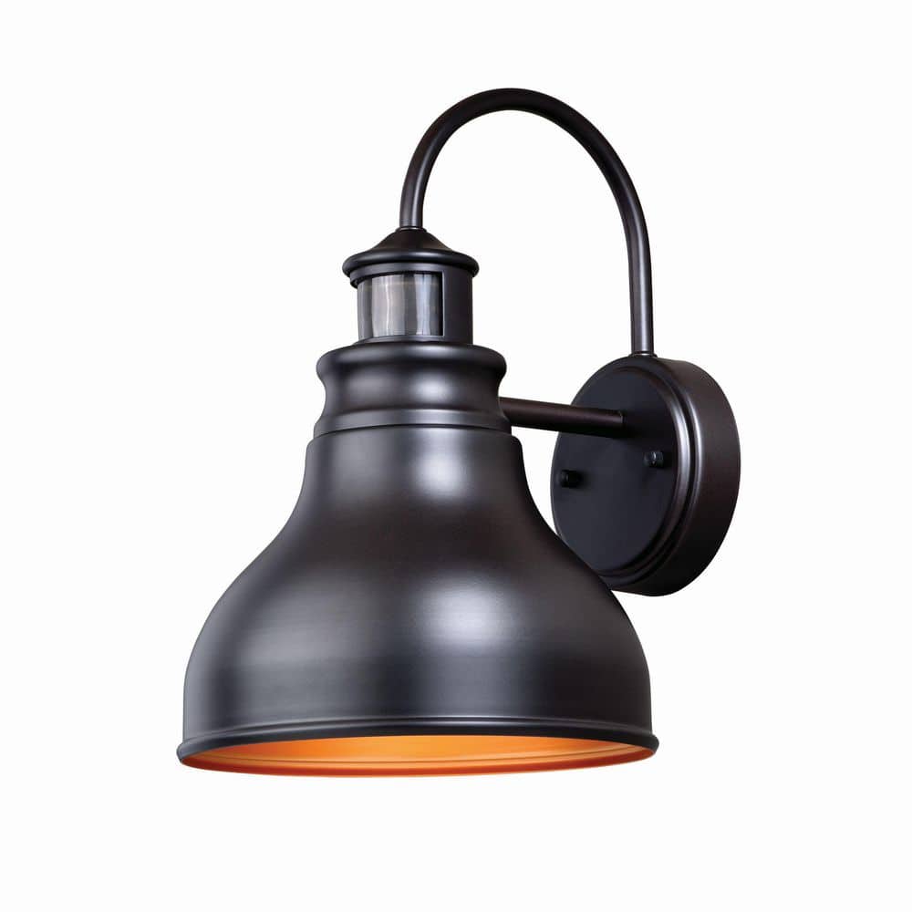 Delano Bronze 13.25" Dimmable Outdoor Wall Light