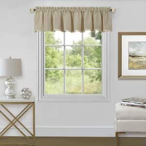 Wallace 14 in. L Polyester Valance in Linen