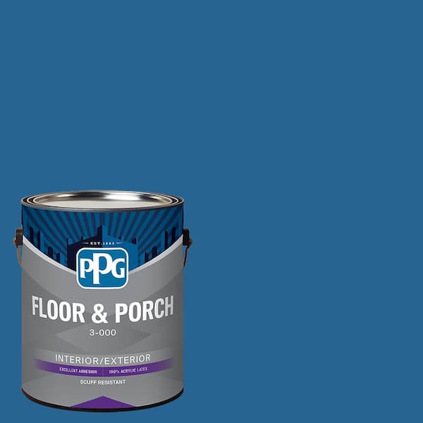 1 gal. PPG1161-6 Starry Night Satin Interior/Exterior Floor and Porch Paint