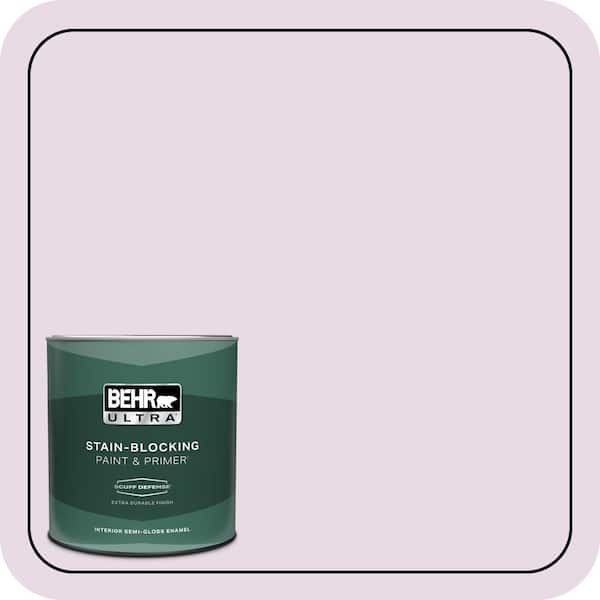 1 qt. #M110-1 Twinkled Pink Extra Durable Semi-Gloss Enamel Interior Paint & Primer