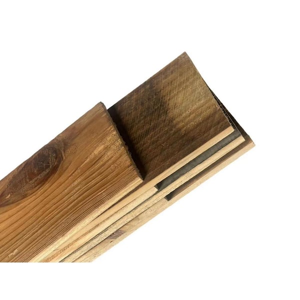 Ejoy 79 in. x 4.8 in. x 0.4 in. Rustic Look Weathered Reclaimed