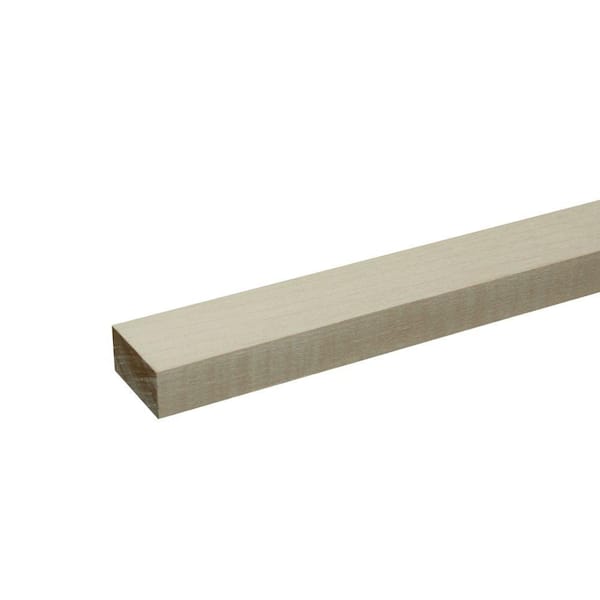 Builders Choice 1 in. x 2 in. x 6 ft. S4S Maple Board (4-Piece/Bundle)