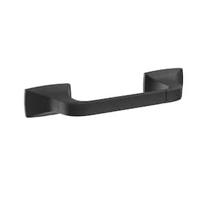 Highland Ridge 10-5/8 in. (270 mm) L Pivoting Double Post Toilet Paper Holder in Matte Black