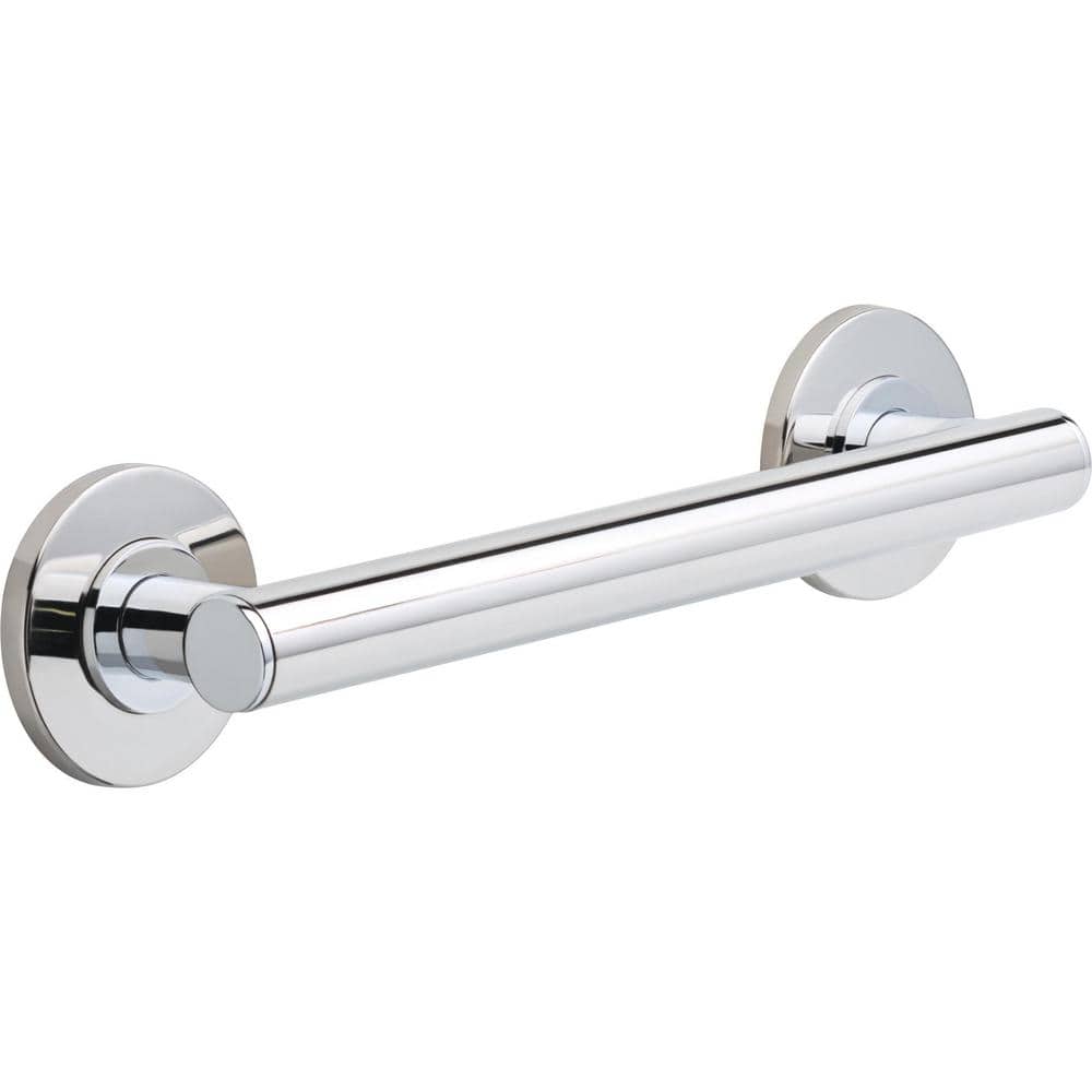 40" Polished Chrome Stainless Steel Wall Mounted Grab Bar Set