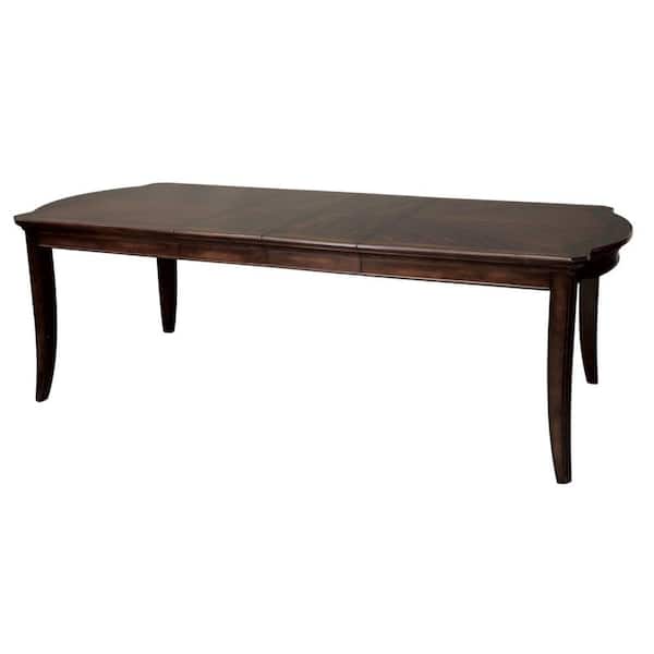 Benjara 96 in. Brown Wood 4 Legs Dining Table (Seat of 6)
