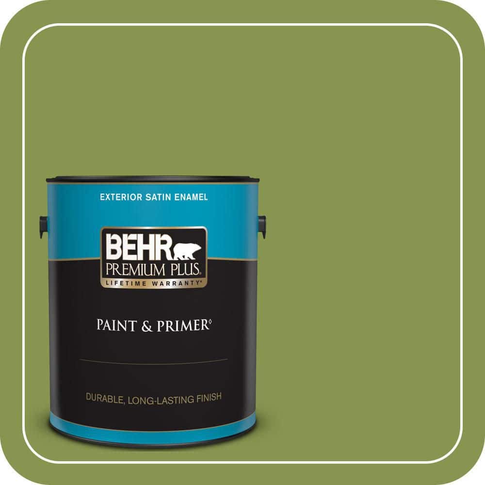 1 gal. #M360-6 Bold Avocado Satin Enamel Exterior Paint & Primer price history on PriceWatchPro