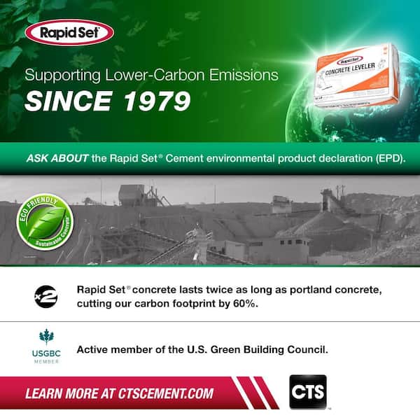 Rapid Set - 50 lb. Concrete Leveler Self-Leveling Underlayment