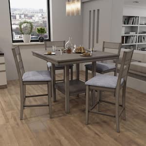 Tuscany Washed Gray Counter Height Dining Table