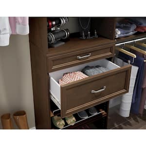 Style+ 10 in. x 25 in. Chocolate Traditional Drawer Kit for 25 in. W Style+ Tower