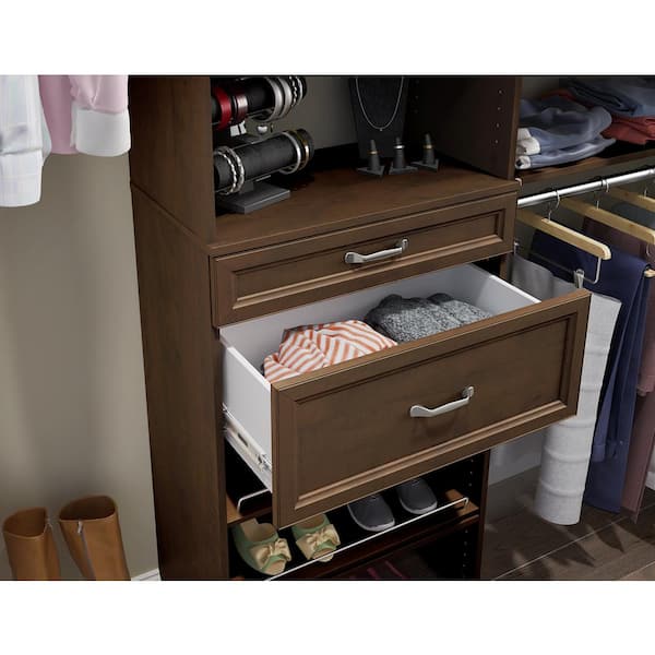 Style+ 10 in. x 25 in. Chocolate Traditional Drawer Kit for 25 in. W Style+ Tower