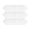 Ceramic Picket Hexagon Subway 3 in. x 12 in. x 10mm Wall Tile Case - White (20 Tile PCS/5 sq. ft.)