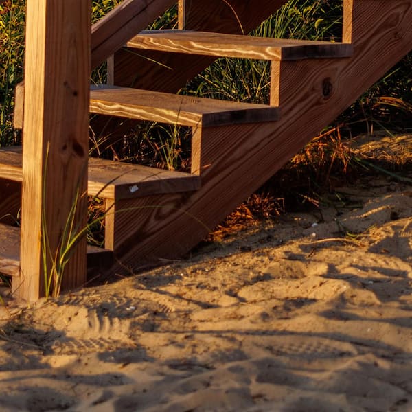 5-Step Pressure-Treated Cedar-Tone Pine Stair Stringer