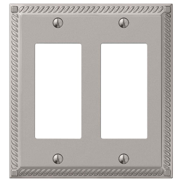Light Switch Plate Cover Team Roping Black Metal Quad
