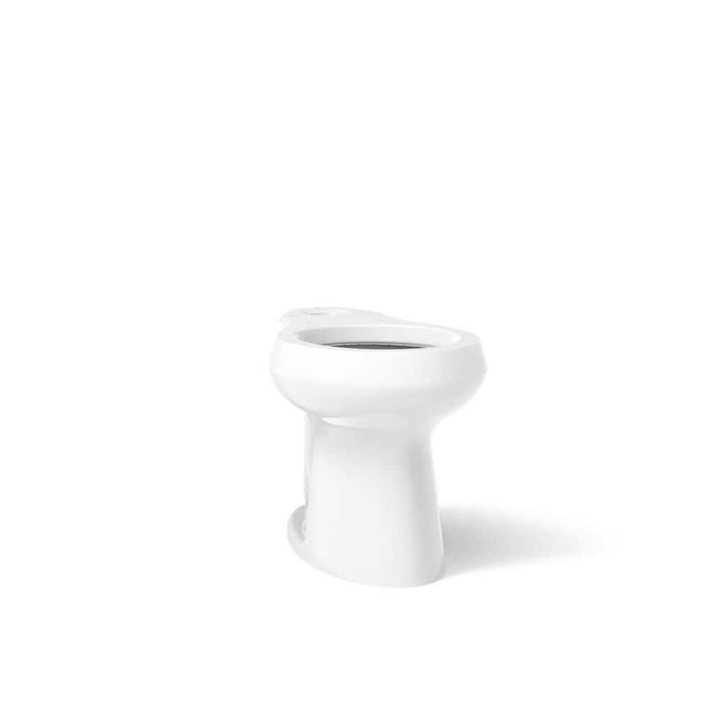 KOHLER Highline Comfort Height Round Toilet Bowl Only in White K